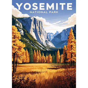 Yosemite National Park Puzzle Fall by MakeYourPuzzles